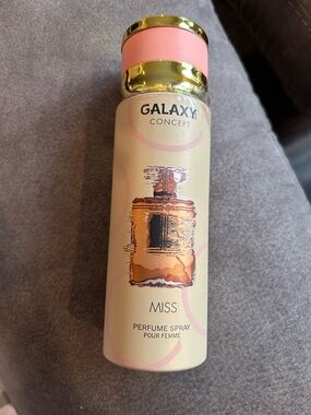 Galaxy Concept Miss Perfume Spray - Pink & Gold Bottle